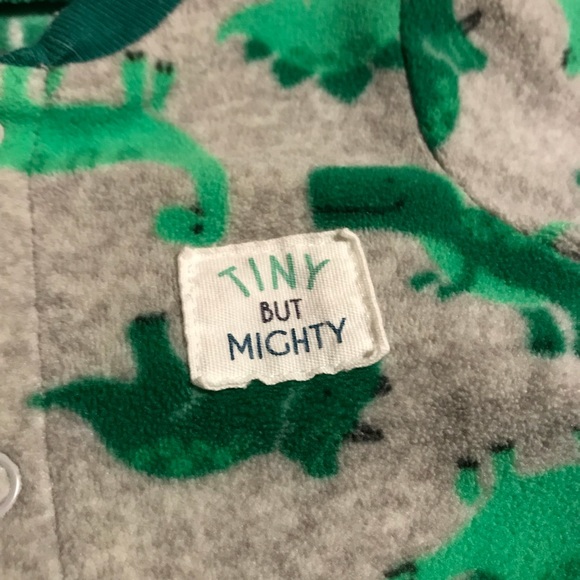 Fleece dinosaur print one piece - Picture 3 of 5